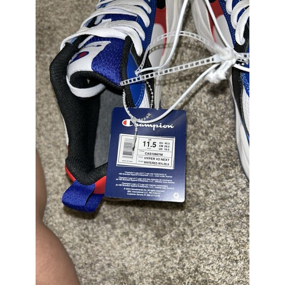 Champion Sneakers Mens 11.5 Red White Blue Black Streetwear - Picture 5 of 7